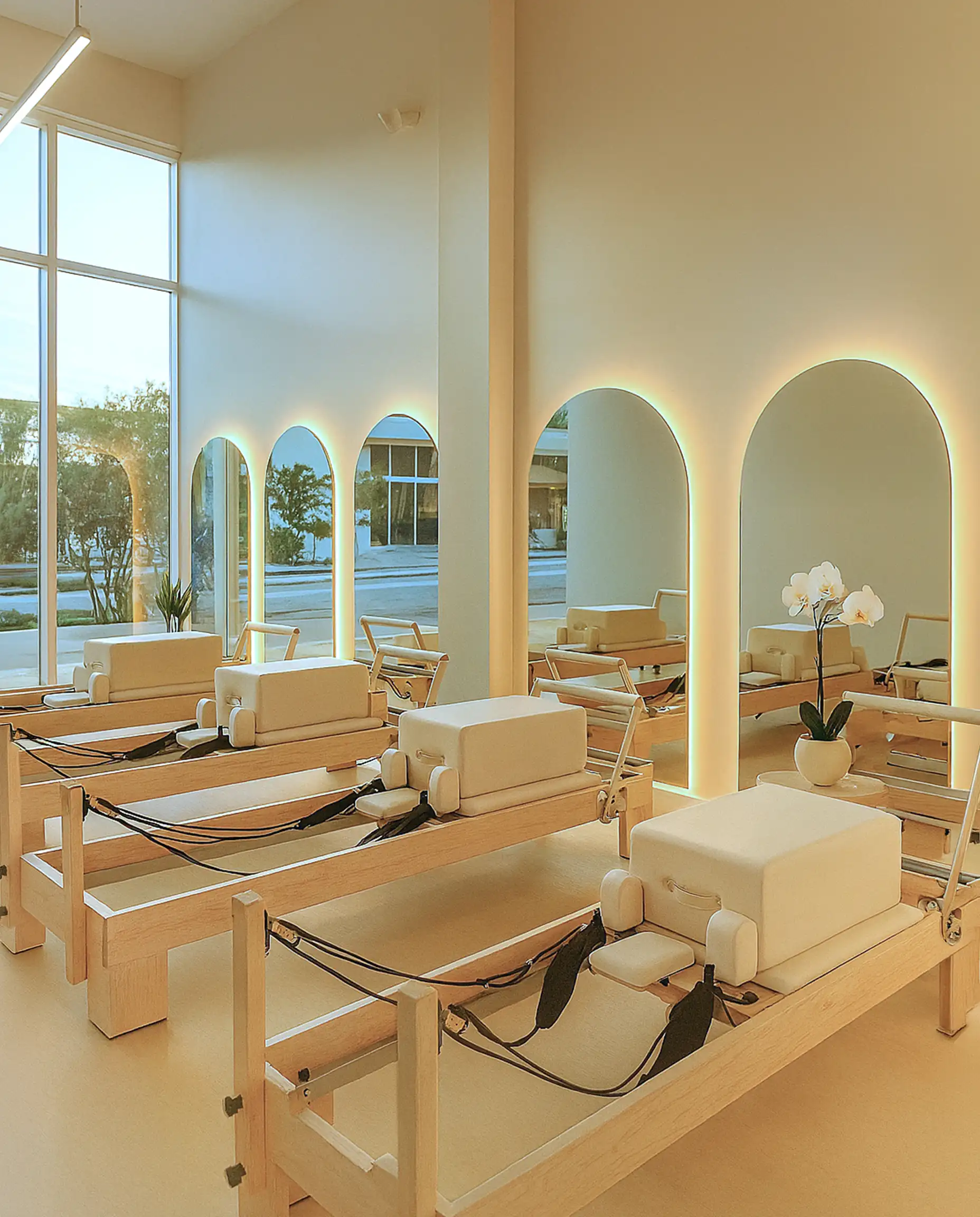 Pilates studio interior at AMARÉ Wellness
