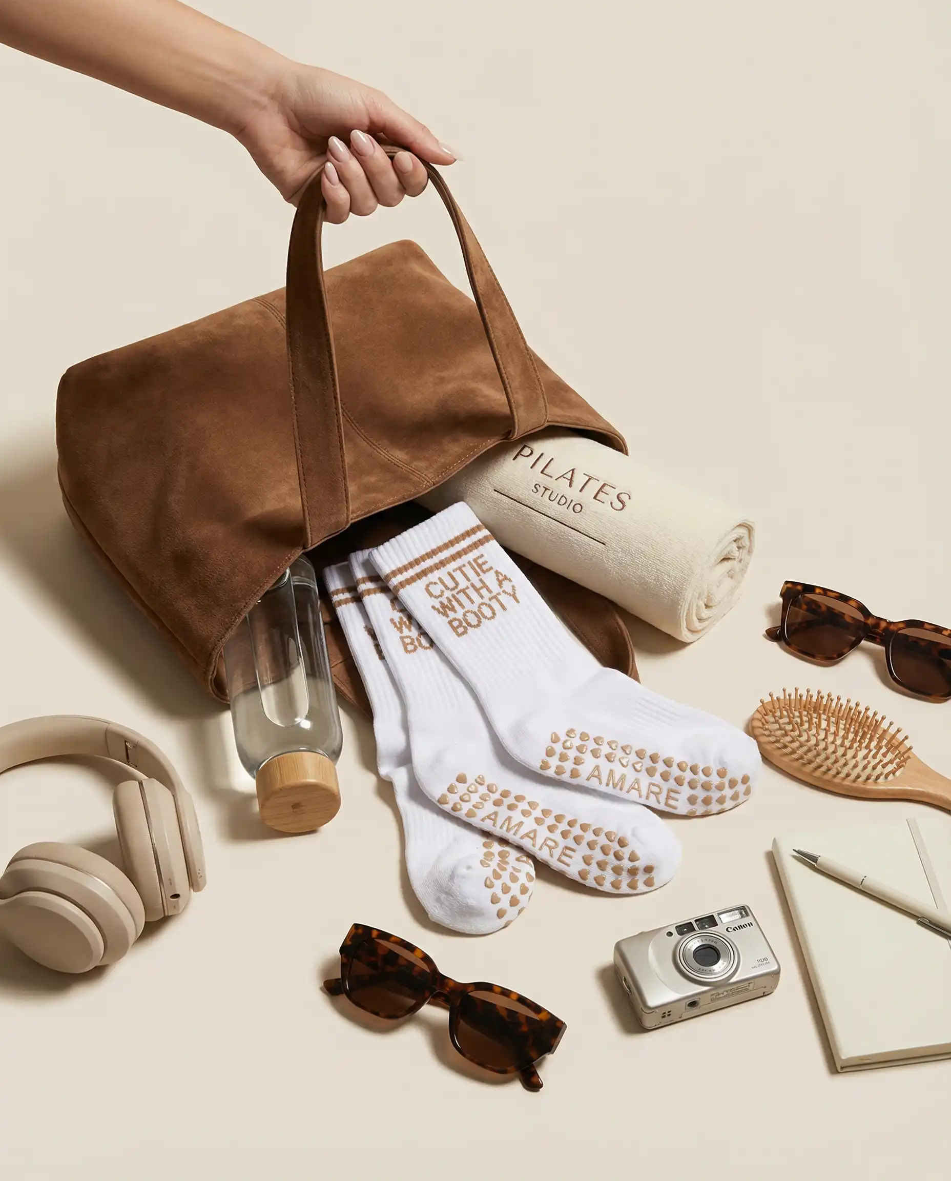 AMARÉ Grip Socks - Cutie With A Booty — view 2