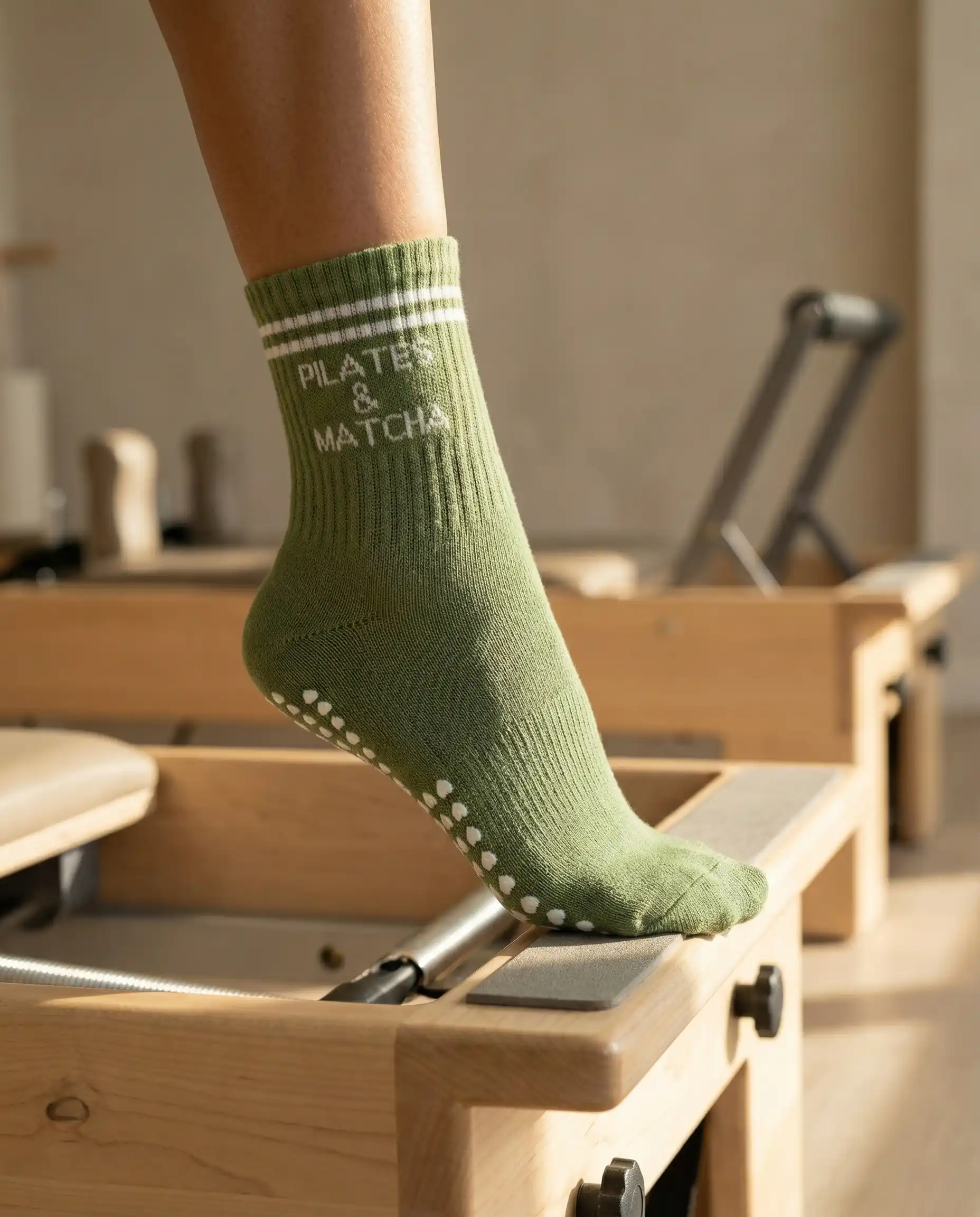 AMARÉ Grip Socks - Matcha