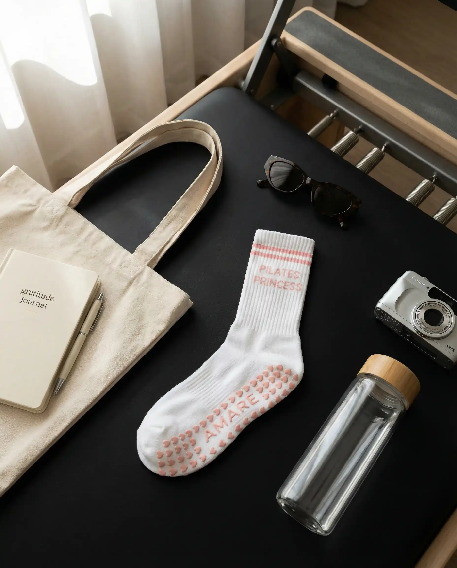 AMARÉ Grip Socks - Pilates Princess — view 2