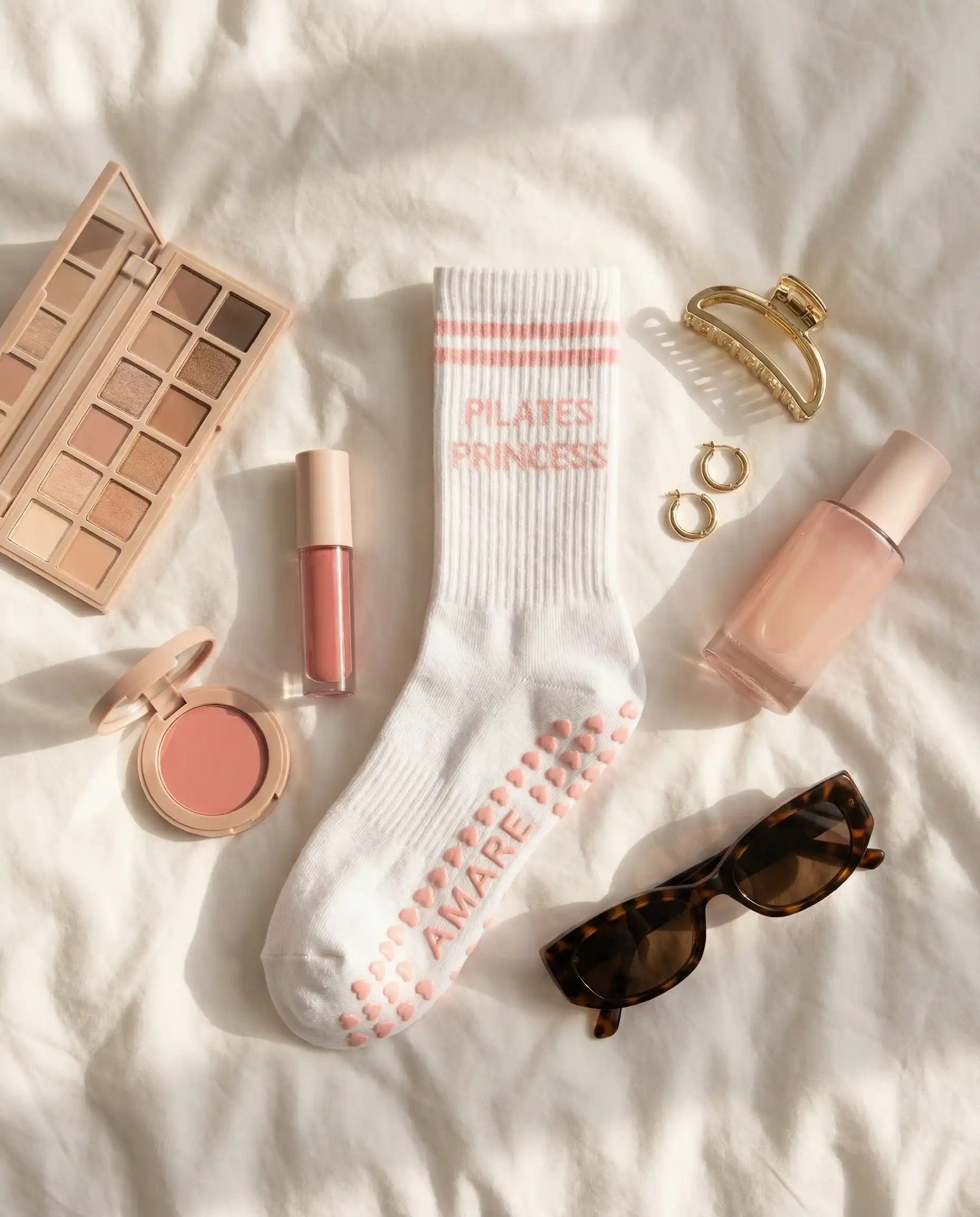 AMARÉ Grip Socks - Pilates Princess — view 4